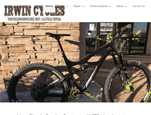 Tablet Screenshot of irwincycles.com